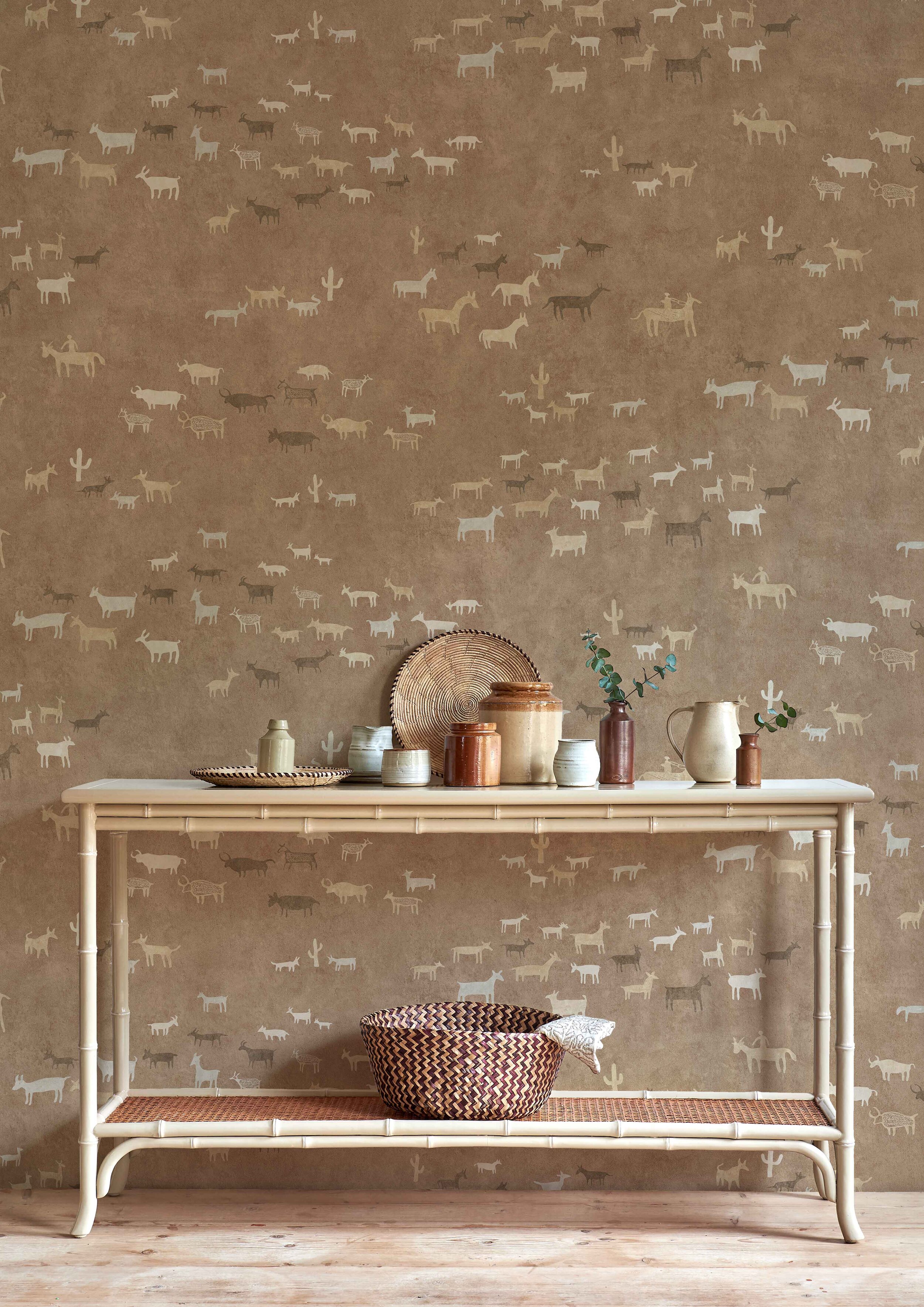 rock carving inspired wallpaper lewis and wood